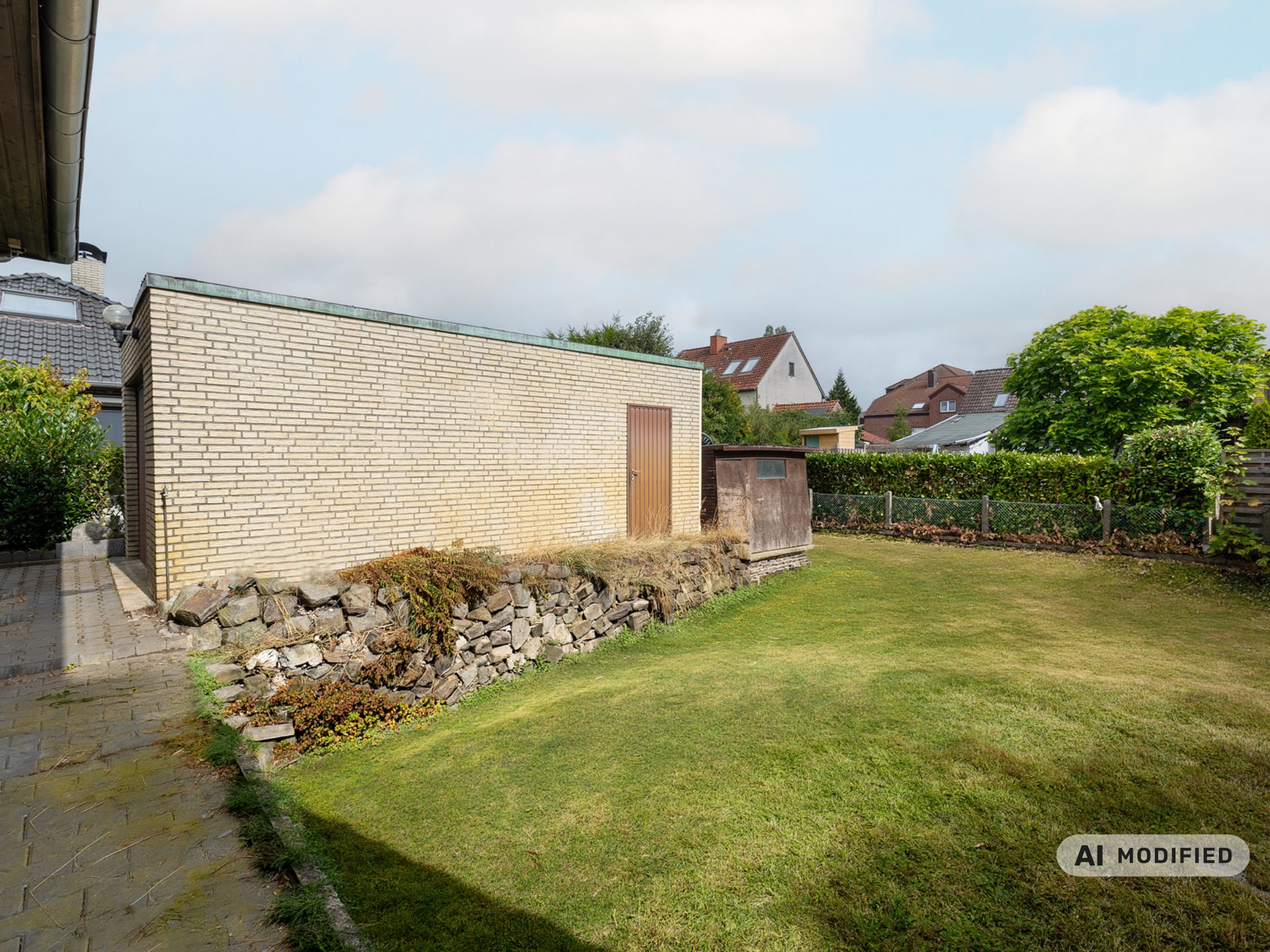 Immobilienangebot - Osnabrück - Alle - Charmante Doppelhaushälfte in Osnabrück-Eversburg: Sackgassenlage, Kamin und Garage
