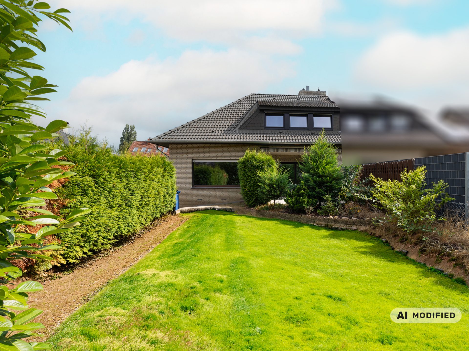 Immobilienangebot - Osnabrück - Alle - Charmante Doppelhaushälfte in Osnabrück-Eversburg: Sackgassenlage, Kamin und Garage