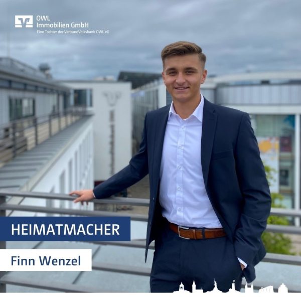 Mitarbeitervorstellung Finn Wenzel-OWL Immobilien GmbH-Immobilienmakler Mitarbeitervorstellung Finn Wenzel-OWL Immobilien GmbH-Immobilienmakler
