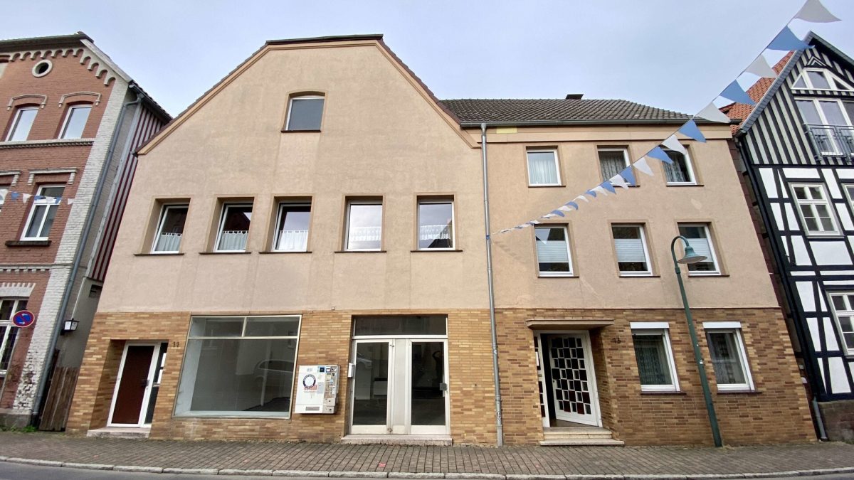 Außenbild Immobilienangebot - Warburg - Alle - Wohnen und Gewerbe im Herzen der Altstadt