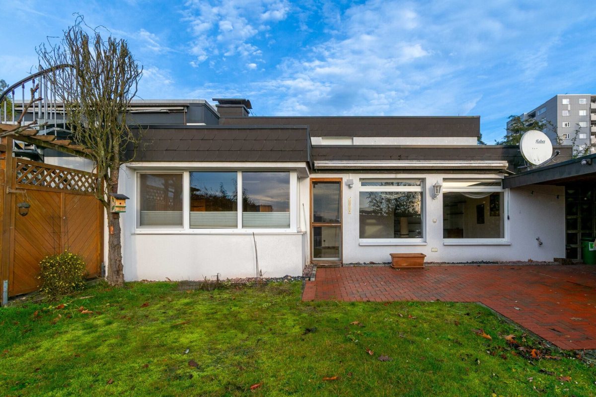 Gartenansicht Immobilienangebot - Oerlinghausen - Alle - Gepflegtes Reihenendhaus im Herzen der Südstadt