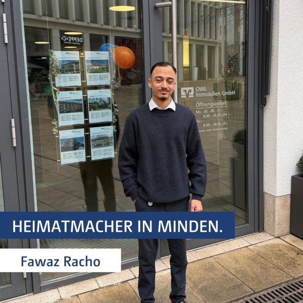 Fawaz Racho aus dem Büro in Minden Fawaz Racho aus dem Büro in Minden