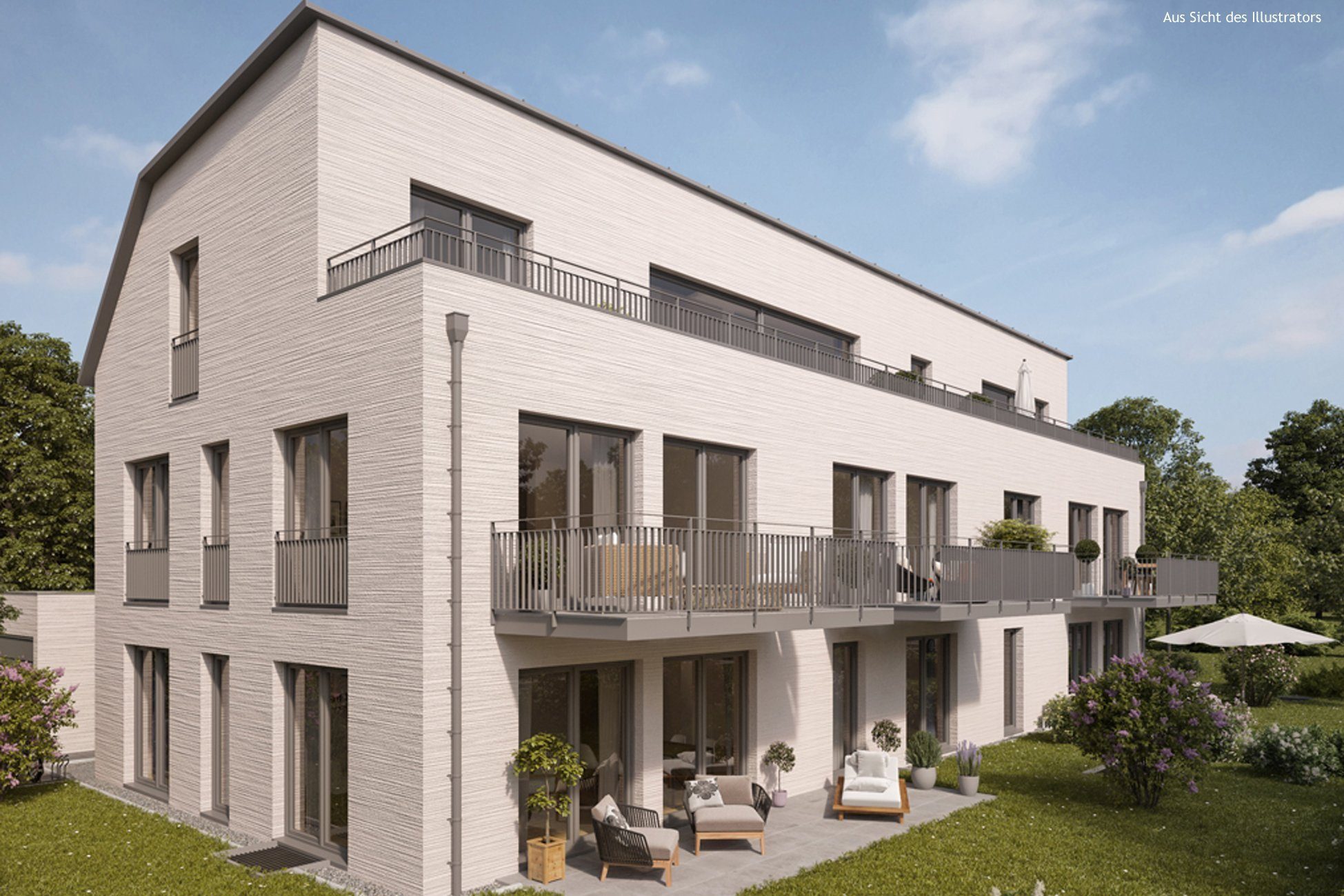 Aigner Immobilien GmbH - Immobilienangebot - 81247 München - Obermenzing - Erdgeschosswohnung - Neubauwohnung: Großzügige 3,5 Zimmer Terrassenwohnung in Obermenzing