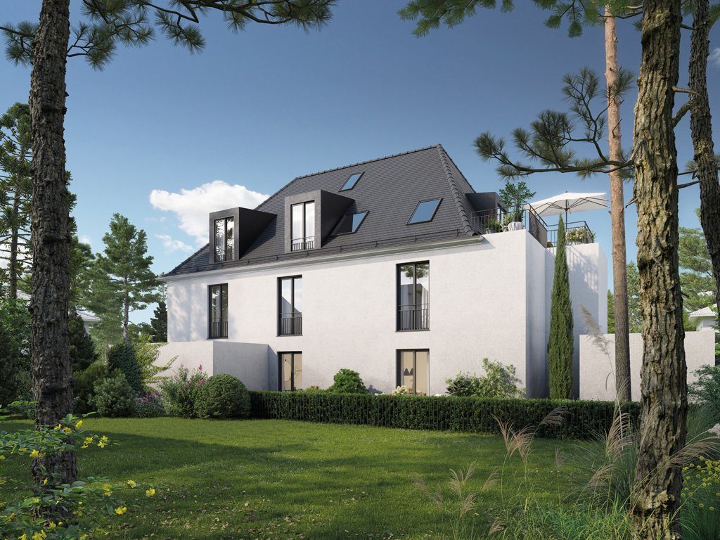 Neubau Neufriedenheimer Gartenansicht