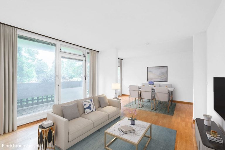 Aigner Immobilien GmbH - Immobilienangebot - 81477 München - Solln - Etagenwohnung - Helle, großzügige 3,5- Zimmer- Wohnung mit großer Südloggia und viel Gestaltungsfreiheit