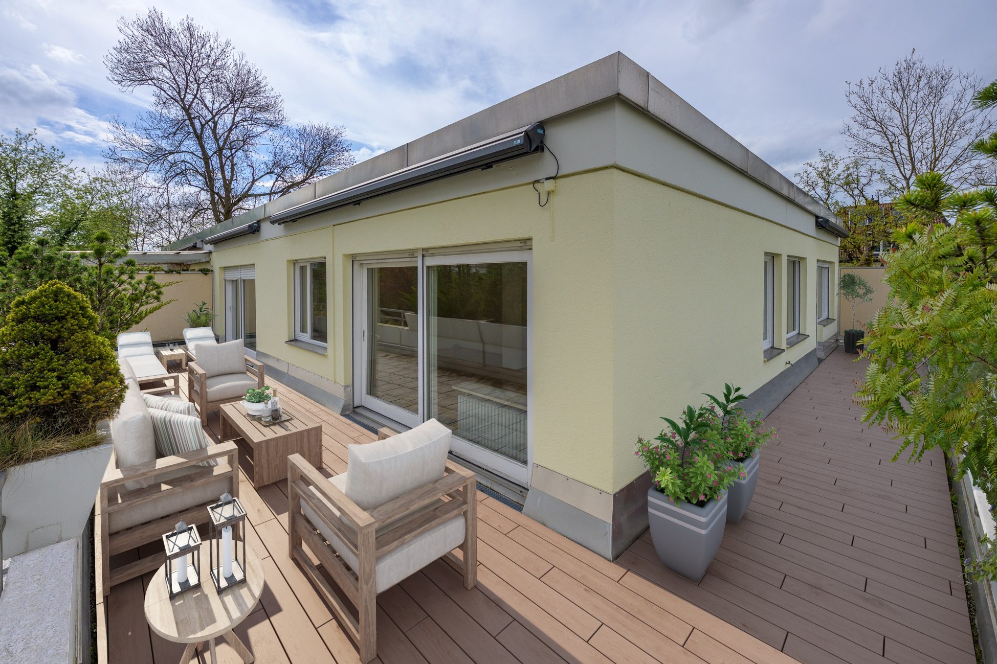 Aigner Immobilien GmbH - Immobilienangebot - 80638 München - Nymphenburg - Dachgeschosswohnung - Sonnige Dachterrassenwohnung vor den Toren des Nymphenburger Schlosses