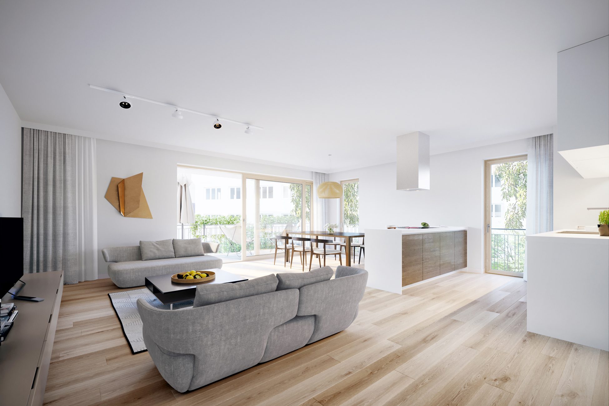 Aigner Immobilien GmbH - Immobilienangebot - 82327 Tutzing - Tutzing - Etagenwohnung - Erstbezug 3-Zimmer-Garten-Wohnung inkl. Balkon mit guter Anbindung in Tutzing