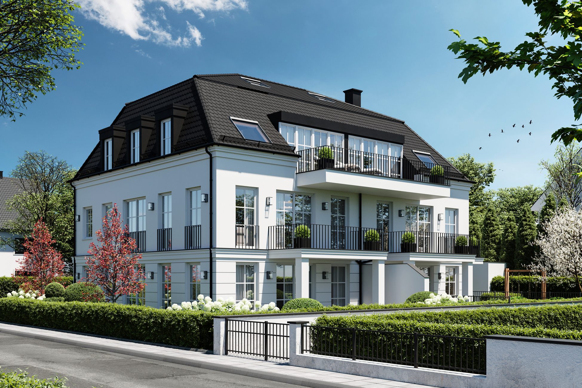 Aigner Immobilien GmbH - Immobilienangebot - 81245 München - Obermenzing - Maisonettewohnung - Bezugsfertig im Dezember 2023 - Luxuriöse Maisonettwohnung mit Garten in Obermenzing