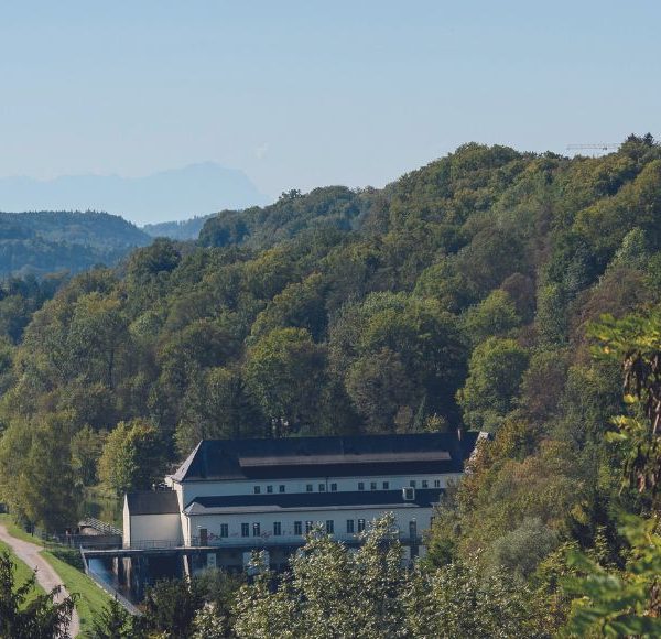 Pullach Ansicht mit Isar