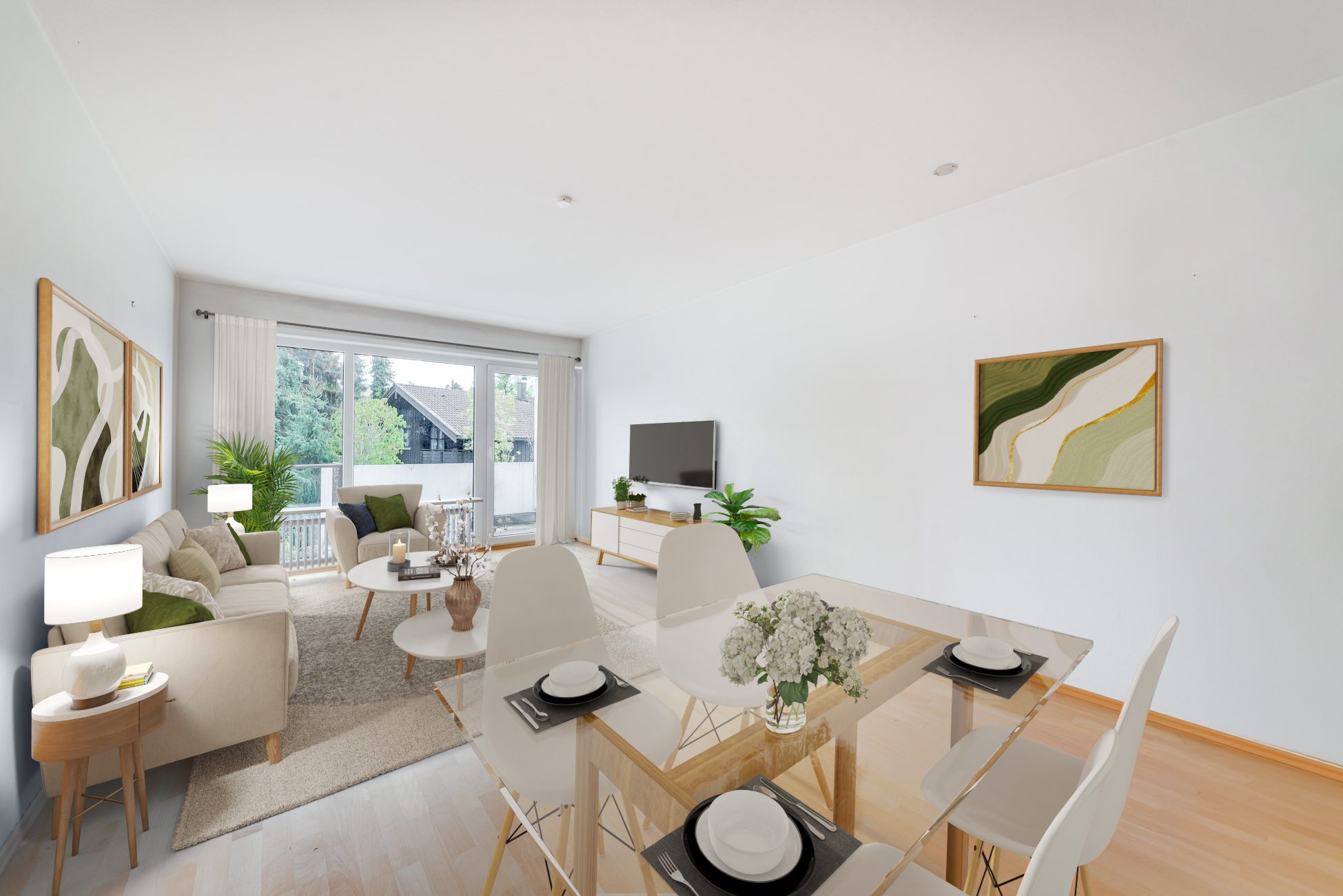 Aigner Immobilien GmbH - Immobilienangebot - 81379 München - Obersendling - Etagenwohnung - Kompakte 2-Zimmer-Wohnung mit ruhigem Sonnenbalkon