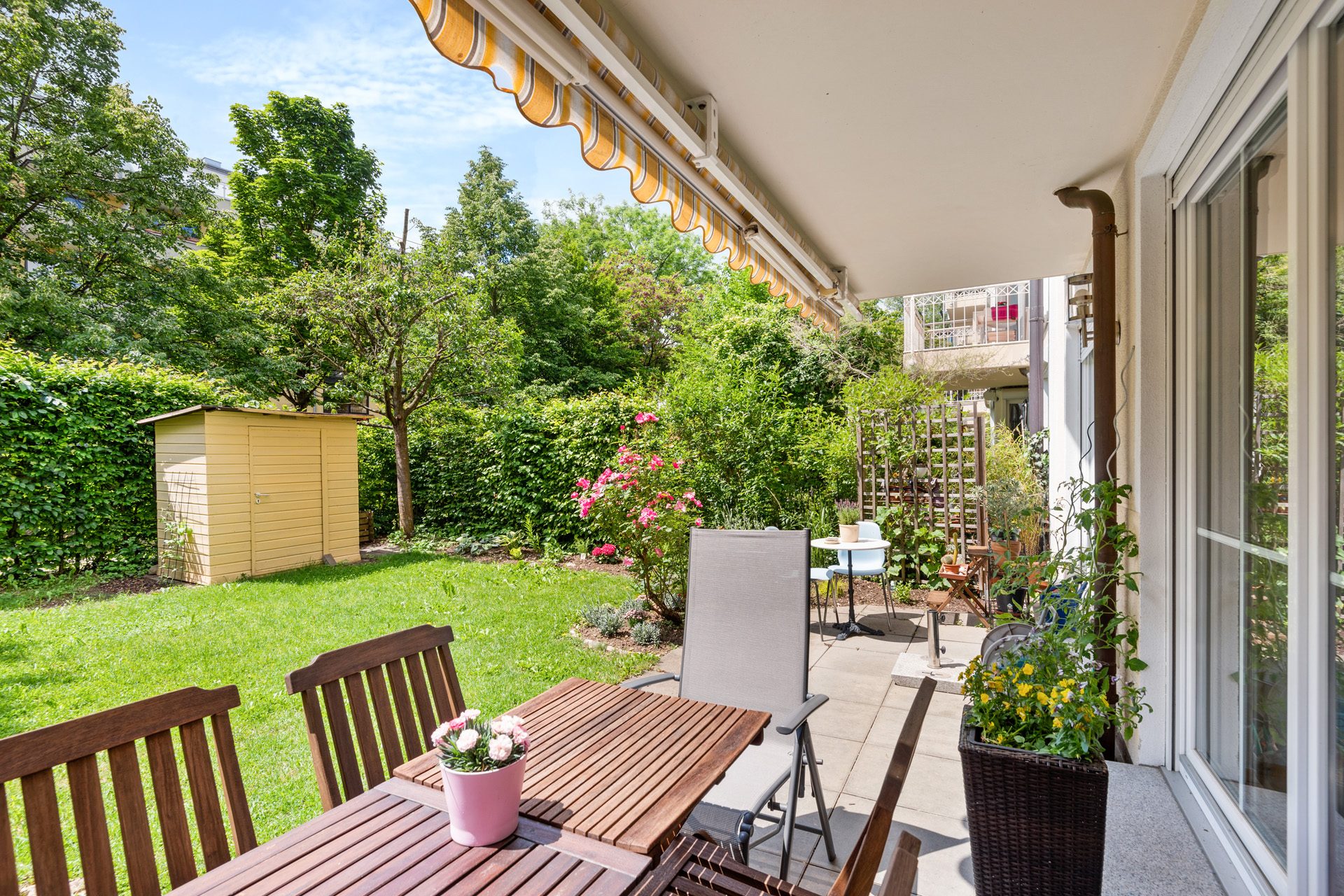 Aigner Immobilien GmbH - Immobilienangebot - 81241 München - Pasing - Erdgeschosswohnung - Traumhaft sonnige Gartenwohnung in ruhiger Lage, fußläufig zum Pasinger Stadtpark