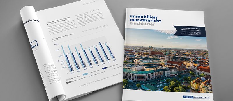 Cover des Zinshaus Marktbericht der Aigner Immobilien GmbH 2025/26