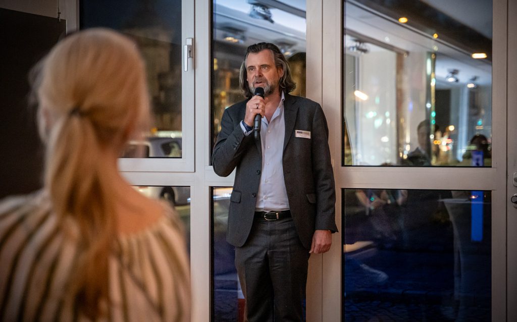 Thomas Aigner auf dem Münchner Immobilien Aperitif 2025