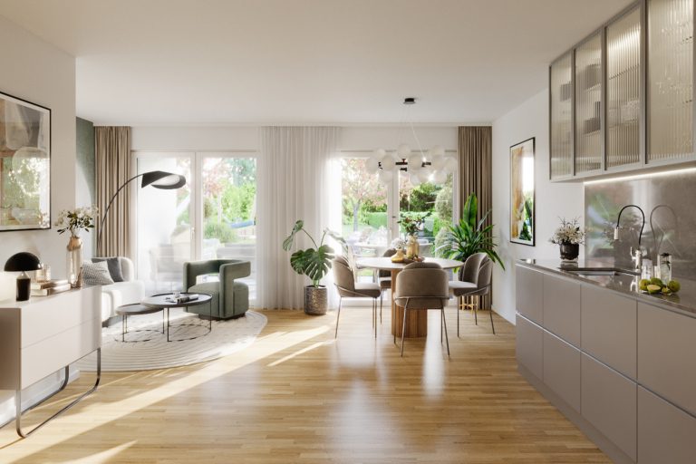 Aigner Immobilien GmbH - Immobilienangebot - 81477 München - Obersendling - Erdgeschosswohnung - Energieeffizienz trifft auf Moderne: 2-Zi-Erdgeschoss-Neubauwohnung im Herzen Obersendlings