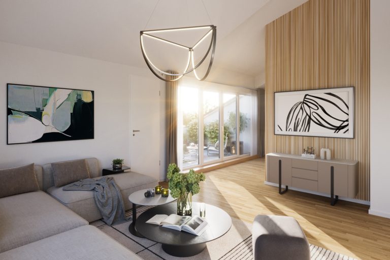 Aigner Immobilien GmbH - Immobilienangebot - 81477 München - Obersendling - Dachgeschosswohnung - Energieeffizienz trifft auf Moderne: Dachgeschoss-Neubauwohnung im Herzen Obersendlings