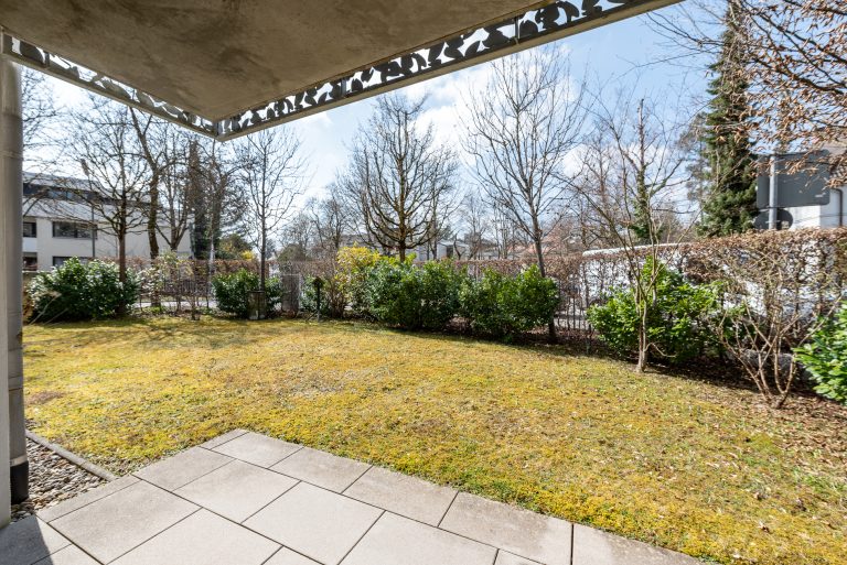 Aigner Immobilien GmbH - Immobilienangebot - 81479 München - Solln - Erdgeschosswohnung - Barrierefreier Avantgardismus: Moderne Gartenwohnung mit gehobener Ausstattung