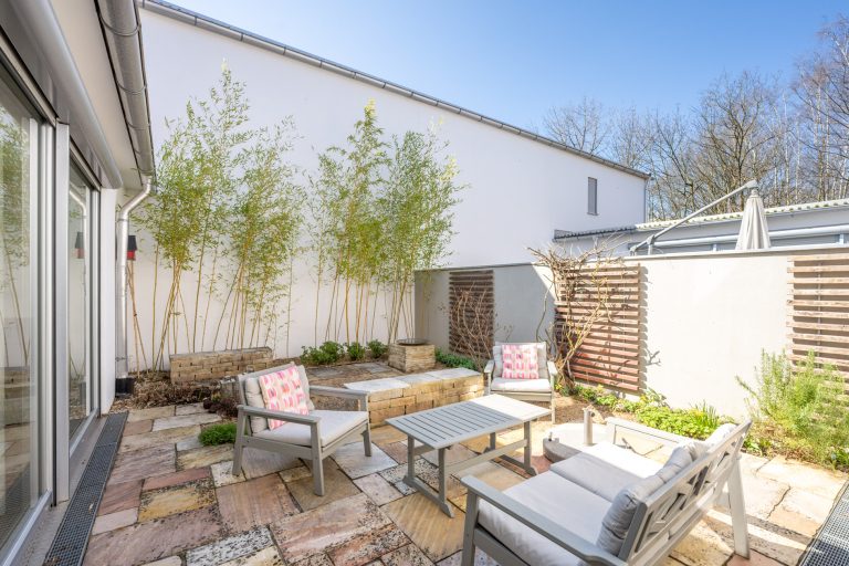 Aigner Immobilien GmbH - Immobilienangebot - 80797 München - Schwabing-West - Reihenhaus - Exklusives Atriumhaus in Schwabing – Stilvolles Wohnen in ruhiger Lage