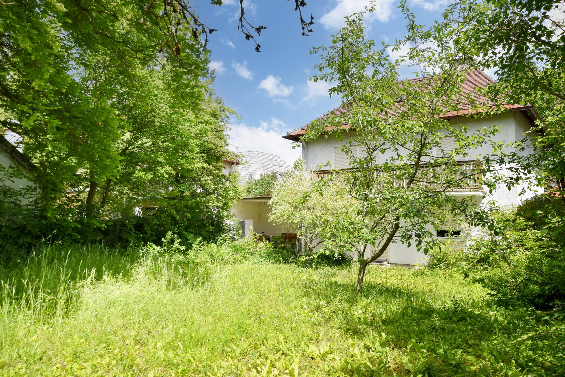 Aigner Immobilien GmbH - Immobilienangebot - 81545 München - Harlaching - Baugrund für Ein- / Zweifamilienhäuser - Baupartner gesucht! Exklusive Grundstückshälfte in Bestlage von Harlaching!