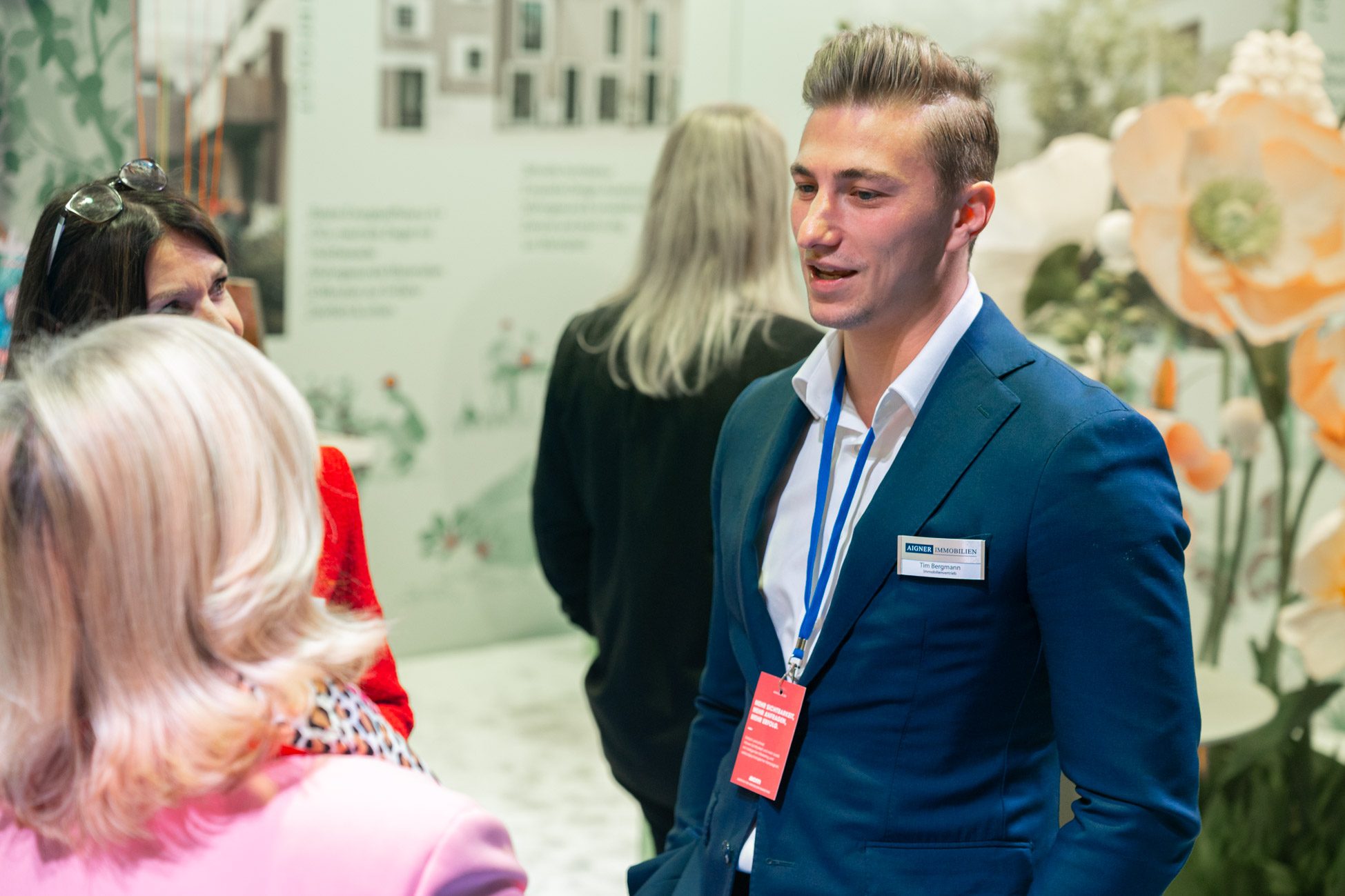 Tim Bergmann Makler bei Aigner Immobilien auf der Münchner Immobilienmesse
