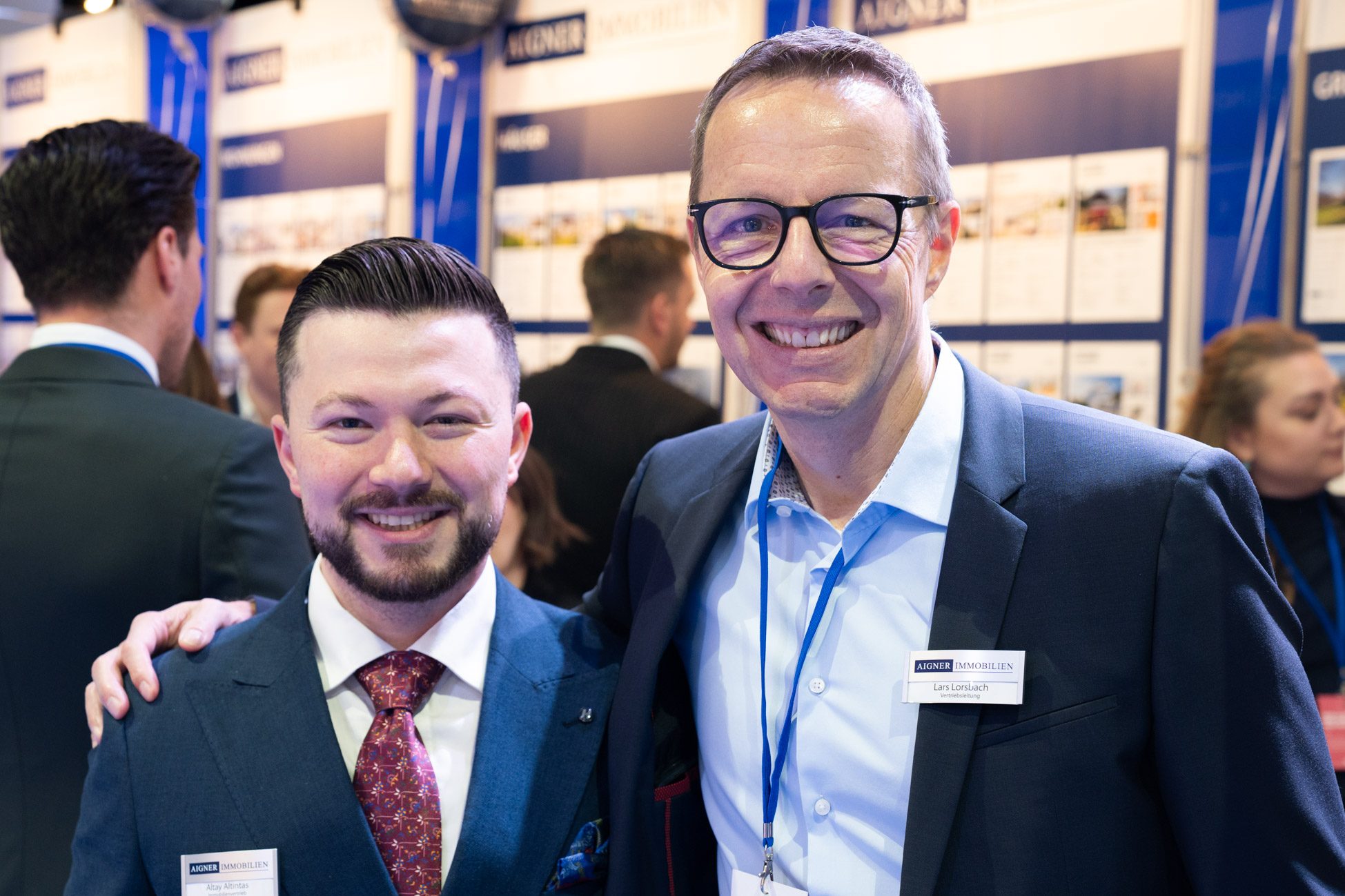 Lars Lorsbach und Alta Altintas auf der münchner immobilienmesse