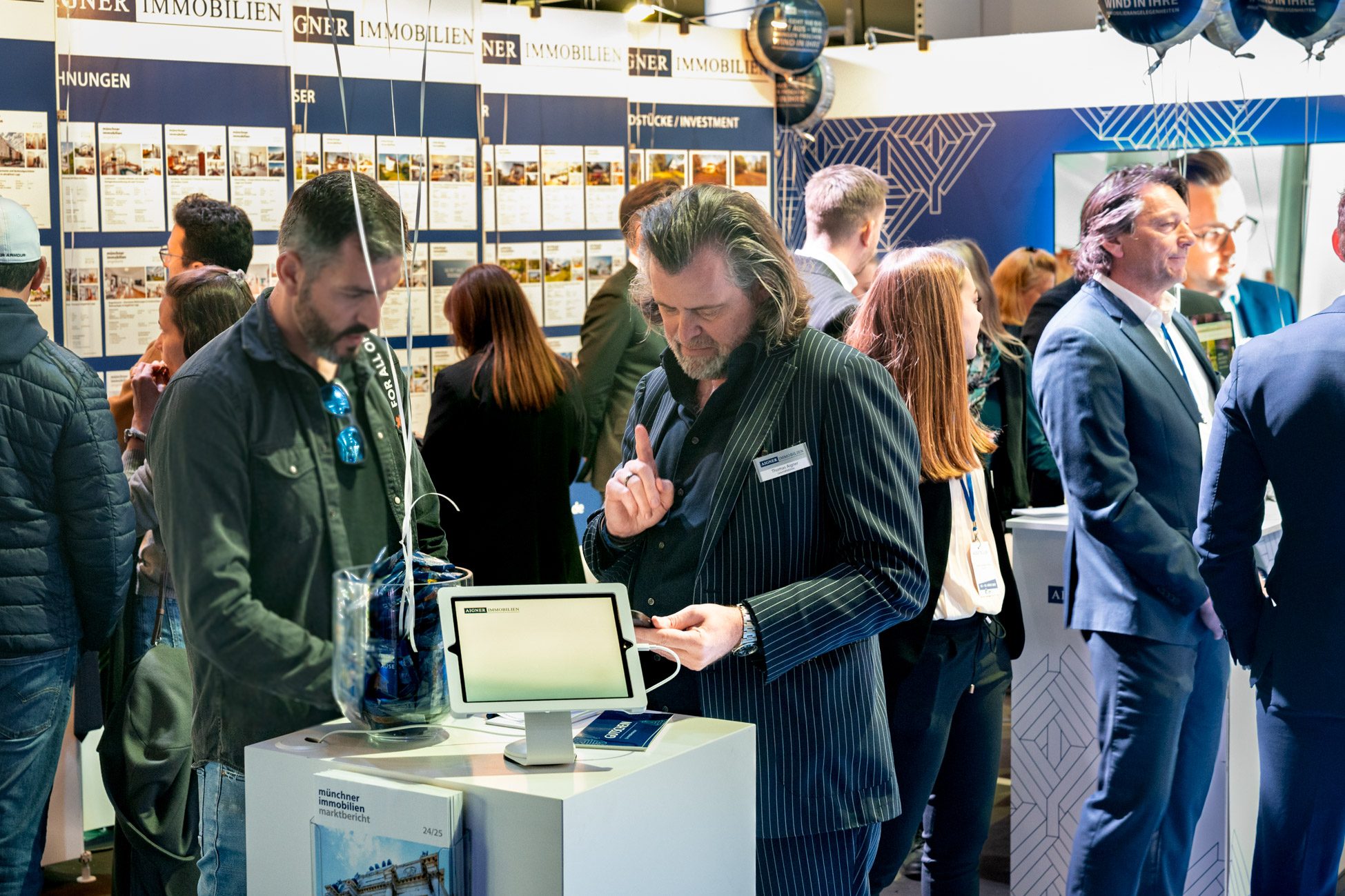 Thomas Aigner auf der münchner Immobilienmesse