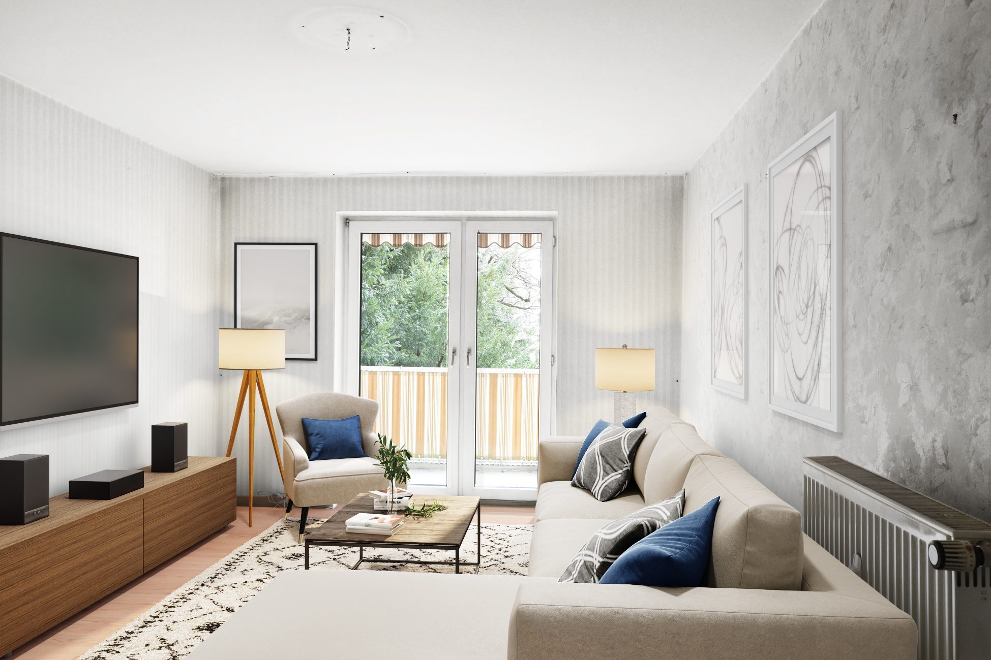 Aigner Immobilien GmbH - Immobilienangebot - 81677 München - Bogenhausen - Etagenwohnung - Gut geschnittene 2,5- Zimmer Wohnung mit Potential in der Parkstadt Bogenhausen