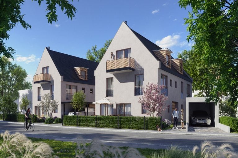 Aigner Immobilien GmbH - Immobilienangebot - 81249 München - Lochhausen - Doppelhaushälfte - Urbaner Komfort und naturnahes Wohnen! – Neubau Doppelhaushälfte an der Aubinger-Lohe