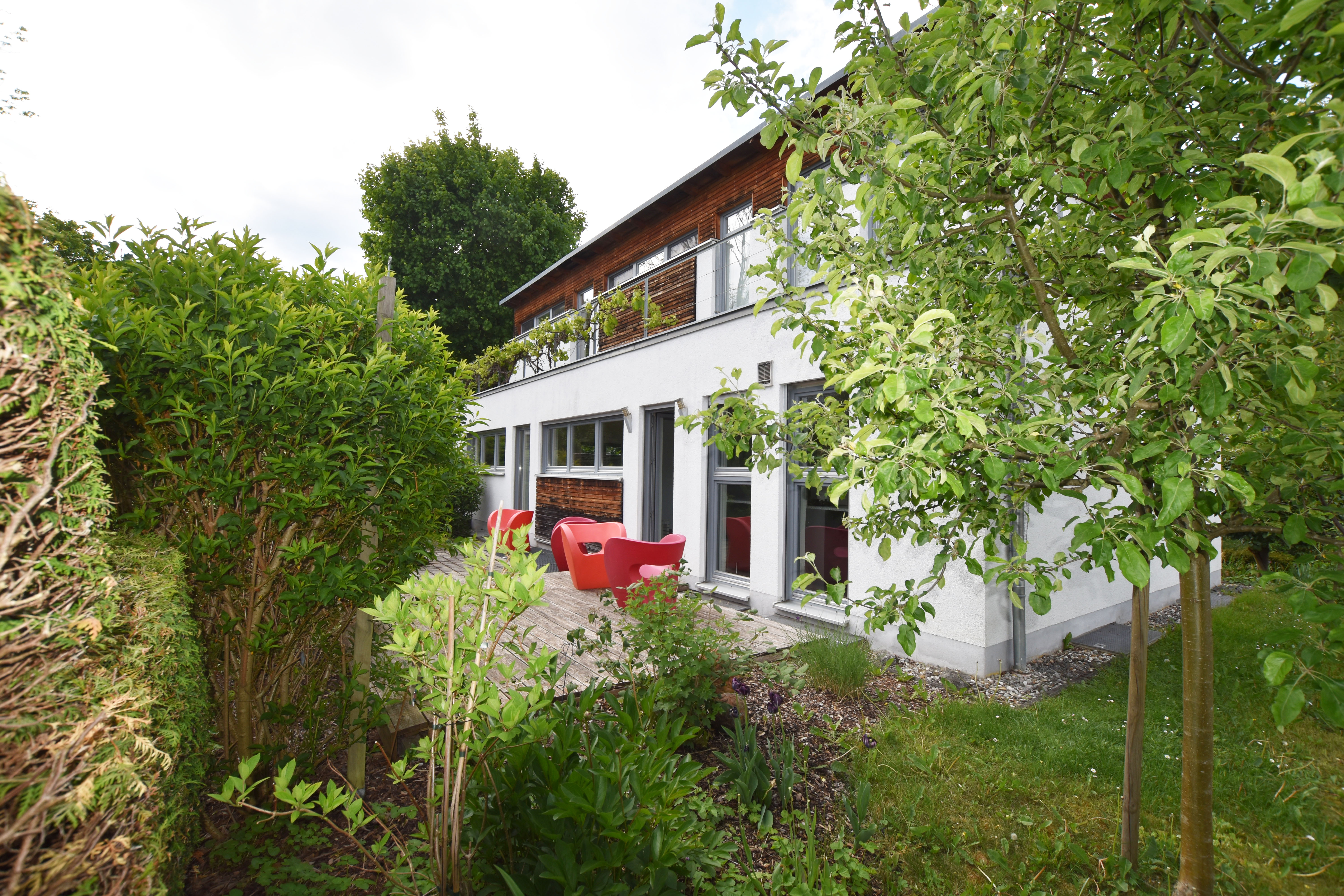 Aigner Immobilien GmbH - Immobilienangebot - 81247 München - Obermenzing - Einfamilienhaus - Freistehendes Bauhaus im Architektenstil