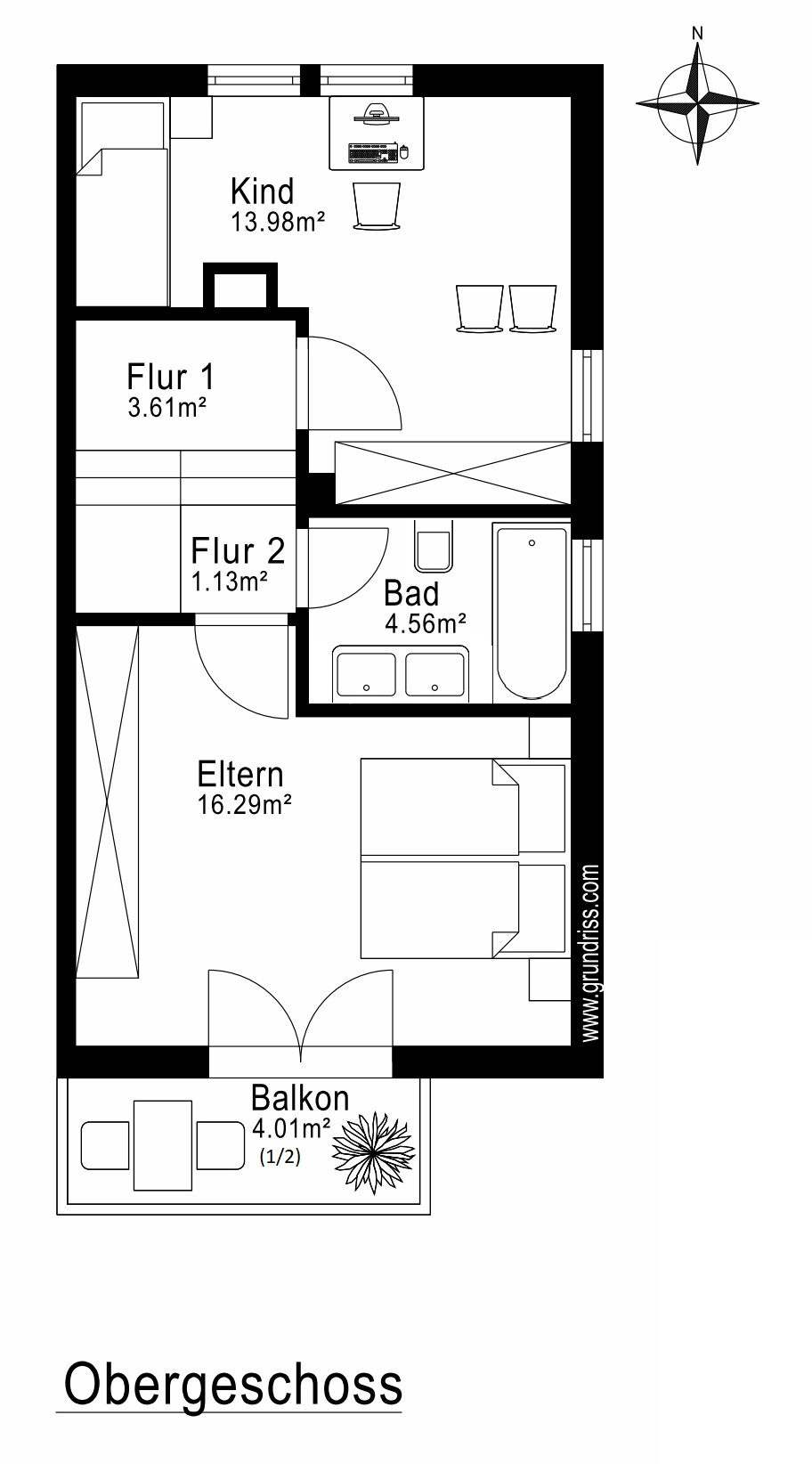 Aigner Immobilien GmbH - Immobilienangebot - 80939 München - Milbertshofen - Doppelhaushälfte - Wohnen auf mehreren Ebenen - Doppelhaushälfte mit außergewöhnlichem Raumgefühl