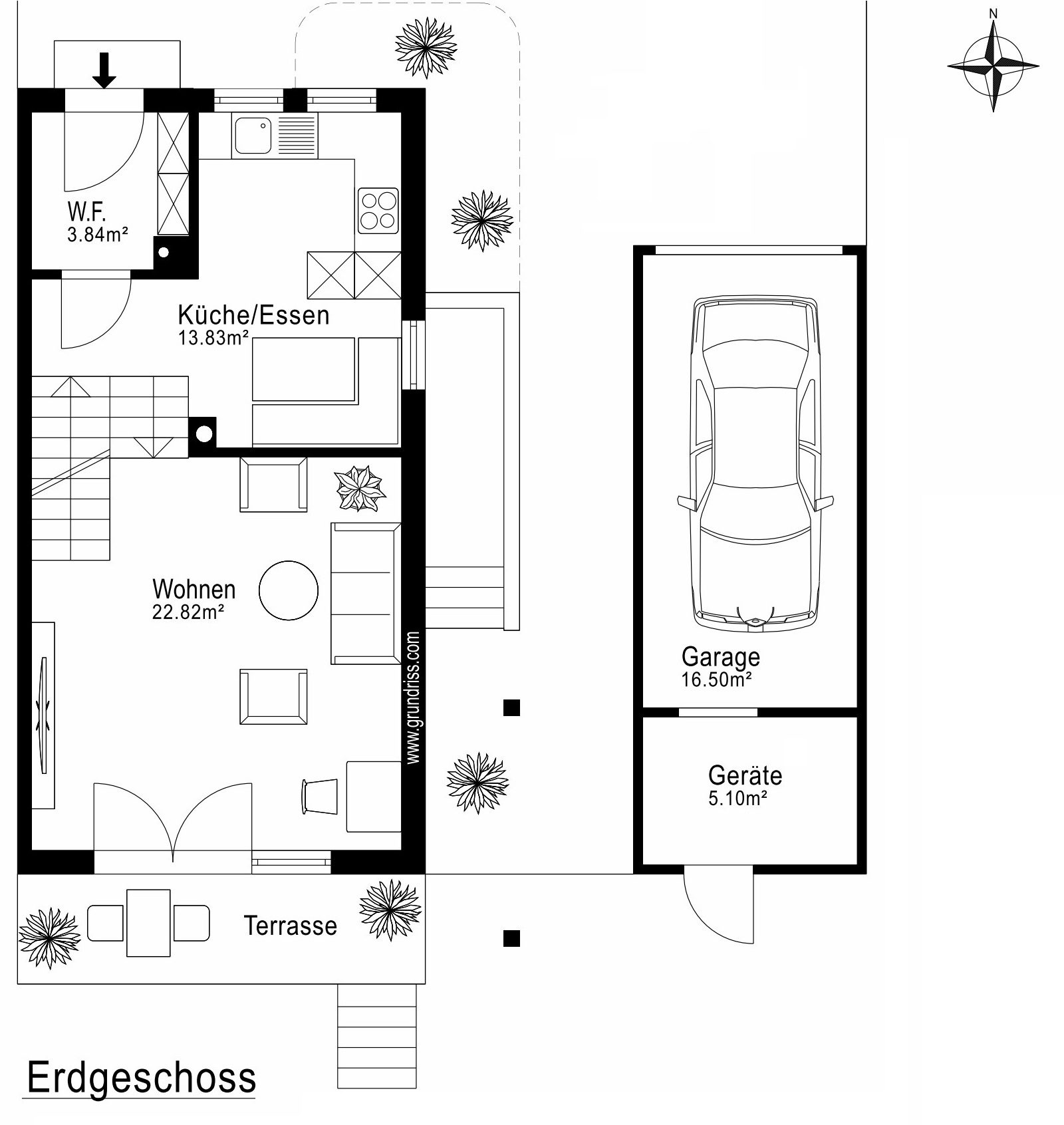 Aigner Immobilien GmbH - Immobilienangebot - 80939 München - Milbertshofen - Doppelhaushälfte - Wohnen auf mehreren Ebenen - Doppelhaushälfte mit außergewöhnlichem Raumgefühl