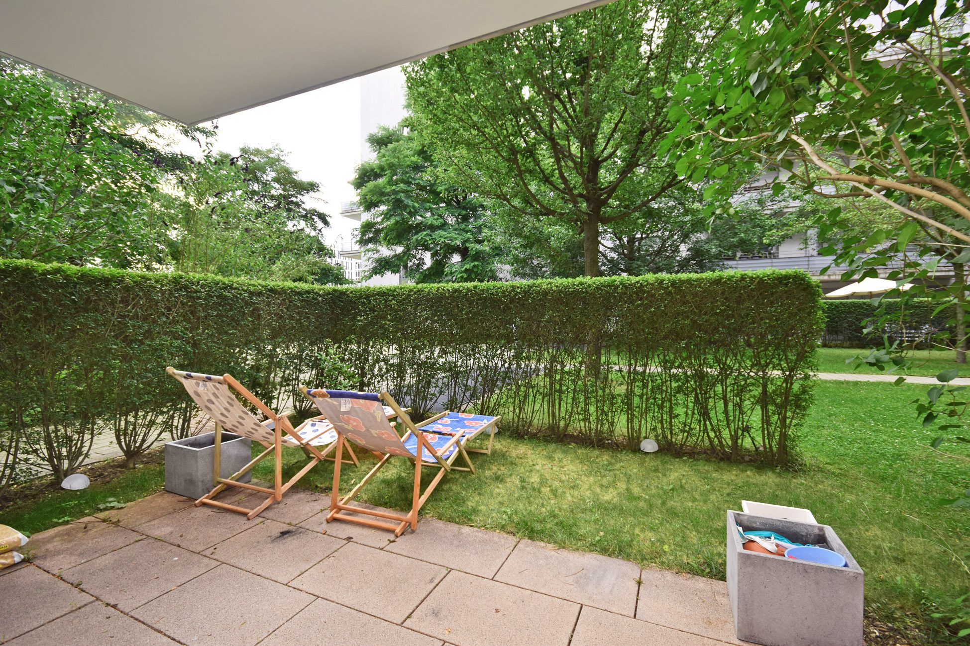 Aigner Immobilien GmbH - Immobilienangebot - 80636 München - Neuhausen - Erdgeschosswohnung - Moderne 2-Zimmer-Terrassenwohnung mit Gartenanteil in Neuhausen
