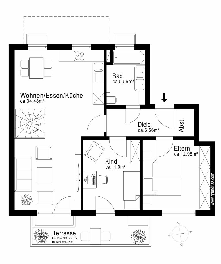 Aigner Immobilien GmbH - Immobilienangebot - 82256 Fürstenfeldbruck - Fürstenfeldbruck-Stadt - Erdgeschosswohnung - Gartentraum sucht Familie! 3,5-Zimmer-Wohnung mit Hobbyraum in Randlage FFB