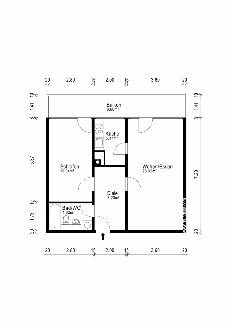 Aigner Immobilien GmbH - Immobilienangebot - 81375 München - Hadern - Etagenwohnung - Geräumige 2-Zimmer-Wohnung mit Aussicht und Möglichkeiten