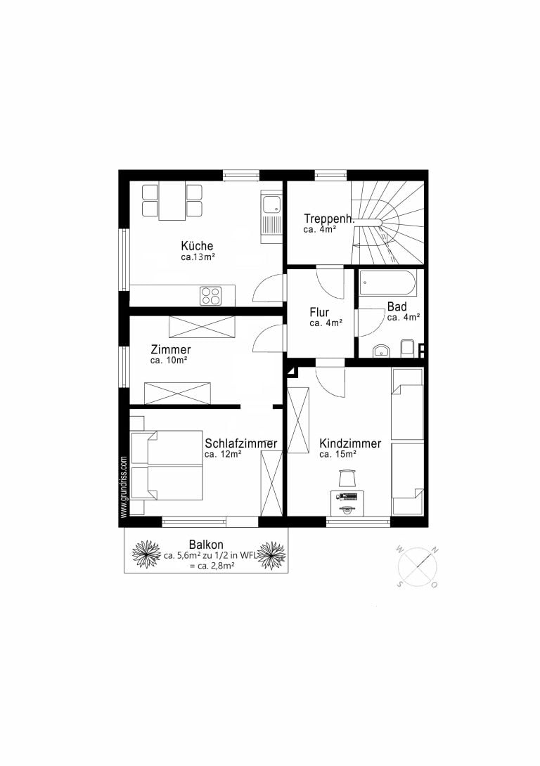 Aigner Immobilien GmbH - Immobilienangebot - 82256 Fürstenfeldbruck - Fürstenfeldbruck-Stadt - Doppelhaushälfte - Renovierungsbedürftige Doppelhaushälfte in Fürstenfeldbruck mit großzügigem Garten