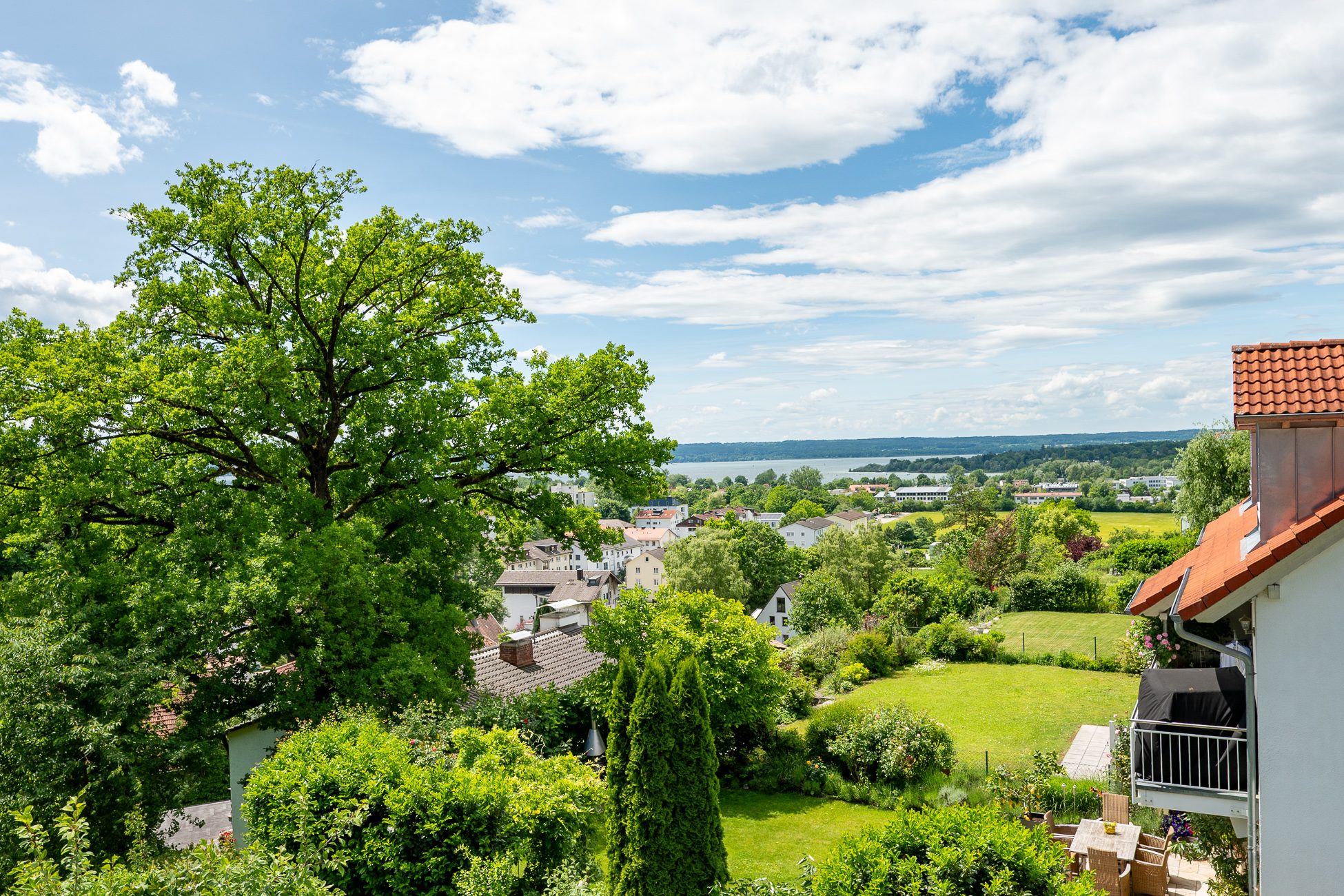 Aigner Immobilien GmbH - Immobilienangebot - 82211 Herrsching - Herrsching am Ammersee - Doppelhaushälfte - Moderne Doppelhaushälfte mit traumhaftem Blick über den Ammersee