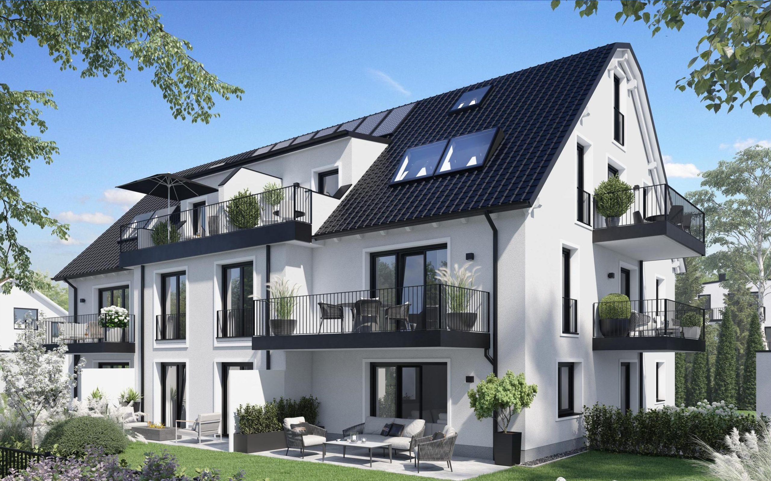 Aigner Immobilien GmbH - Immobilienangebot - 80689 München - Laim - Etagenwohnung - Nachhaltiges modernes Wohnen in Laim: 8 hochwertige Neubauwohnungen in KfW 55-Bauweise mit Tiefgarage