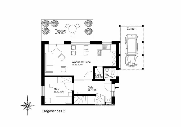 Aigner Immobilien GmbH - Immobilienangebot - 81249 München - Lochhausen - Doppelhaushälfte - Haus 2: Moderne Doppelhaushälfte mit Wohlfühlcharakter an der Aubinger Lohe