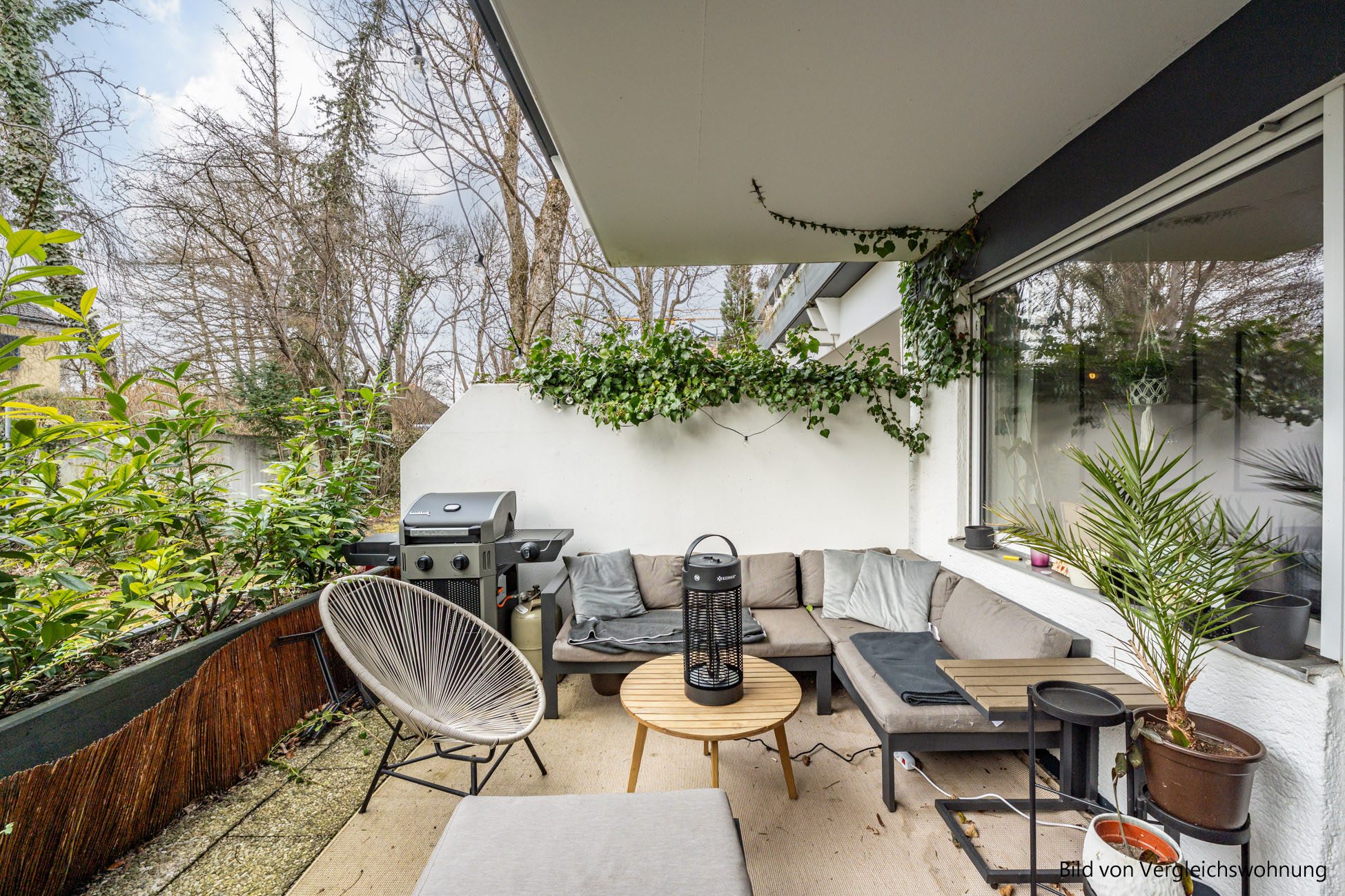 Aigner Immobilien GmbH - Immobilienangebot - 81679 München - Bogenhausen - Erdgeschosswohnung - Charmante 2-Zimmer-Wohnung mit Westterrasse in Bogenhausen