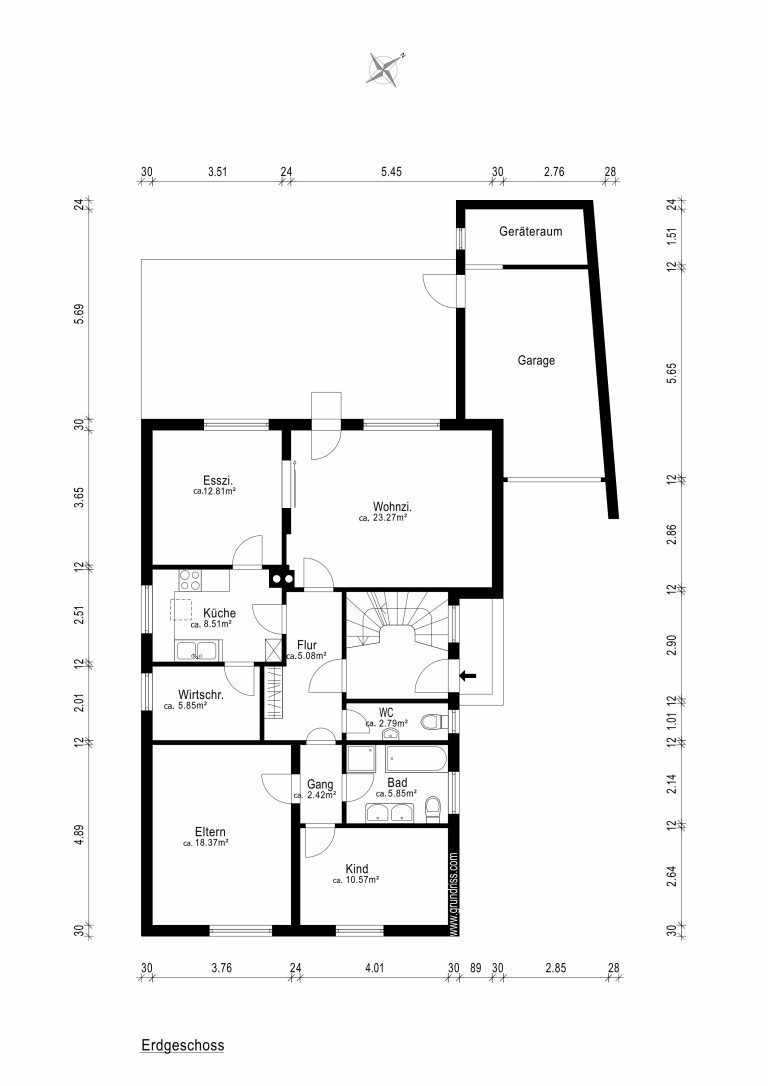 Aigner Immobilien GmbH - Immobilienangebot - 82065 Baierbrunn - Baierbrunn - Einfamilienhaus mit Einliegerwohnung - AIGNER - Charmantes Einfamilienhaus - Ihr Wohnprojekt mit enormen Potenzial