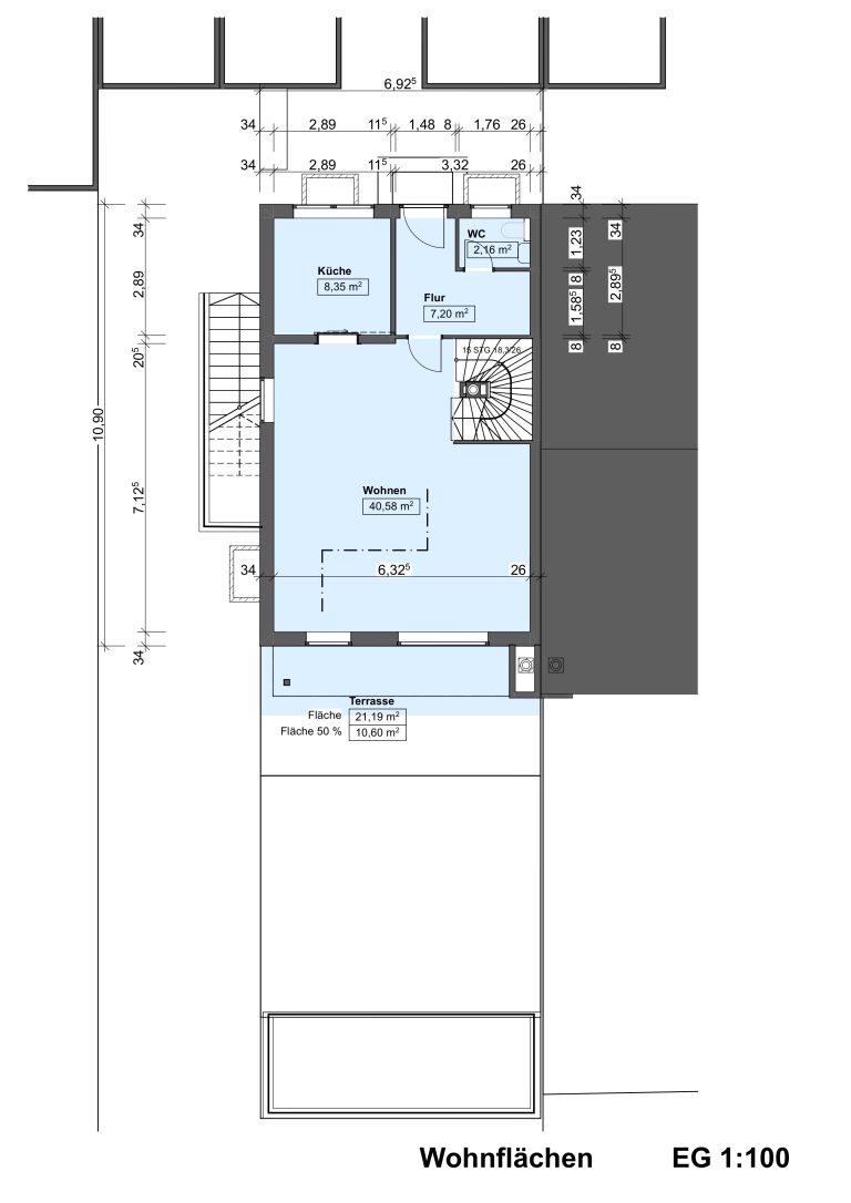 Aigner Immobilien GmbH - Immobilienangebot - 85591 Vaterstetten - Vaterstetten - Doppelhaushälfte - Perfekt geschnittene DHH mit viel Platz in Vaterstetten