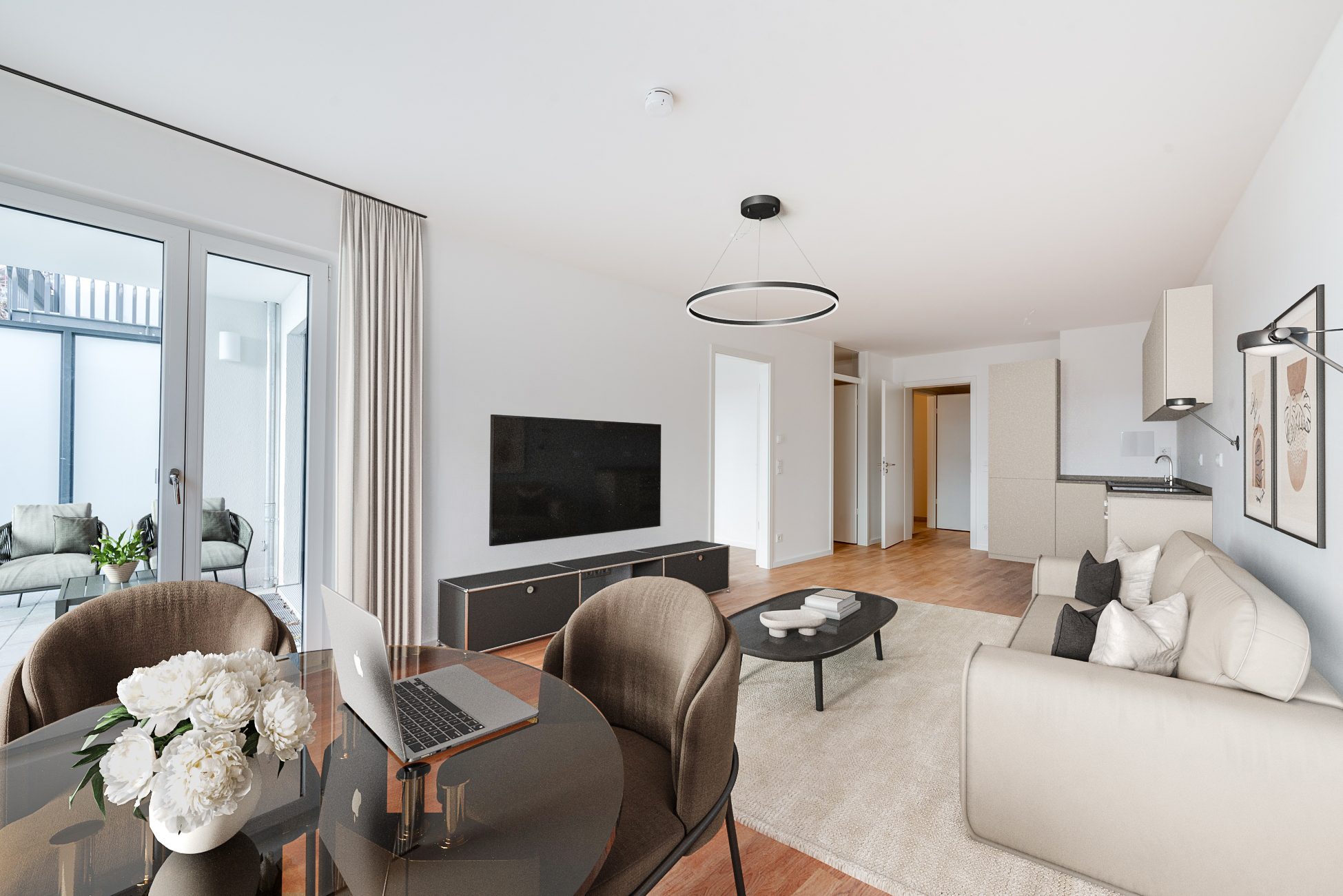 Aigner Immobilien GmbH - Immobilienangebot - 80634 München - Neuhausen - Erdgeschosswohnung - Erstbezug - Kapitalanlage oder Eigenheim: Attraktive 2-Zimmer-Wohnung in Top-Citylage