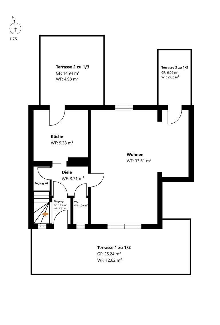 Aigner Immobilien GmbH - Immobilienangebot - 81241 München - Laim - Reiheneckhaus - Modernisiertes Reiheneckhaus mit großem Grundstück - Einziehen und Wohlfühlen!