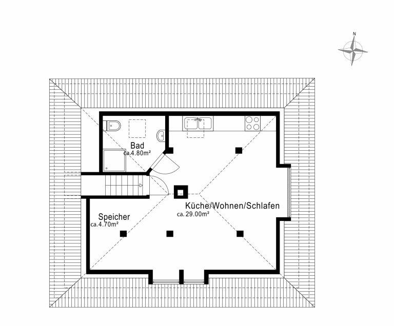 Aigner Immobilien GmbH - Immobilienangebot - 80686 München - Laim - Einfamilienhaus - Charmante Rarität im Kaffeemühlenstil – Einfamilienhaus mit Potenzial aus den 1930er Jahren