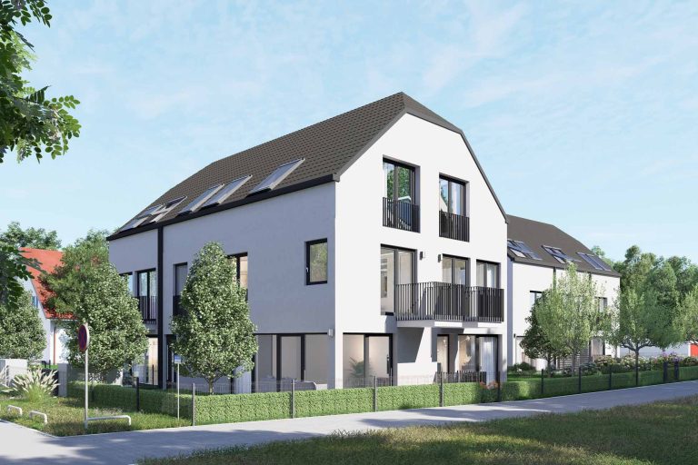 Aigner Immobilien GmbH - Immobilienangebot - 80995 München - Feldmoching - Reiheneckhaus - Neubau zum Wohlfühlen – Wohnträume mit Stil und Garten