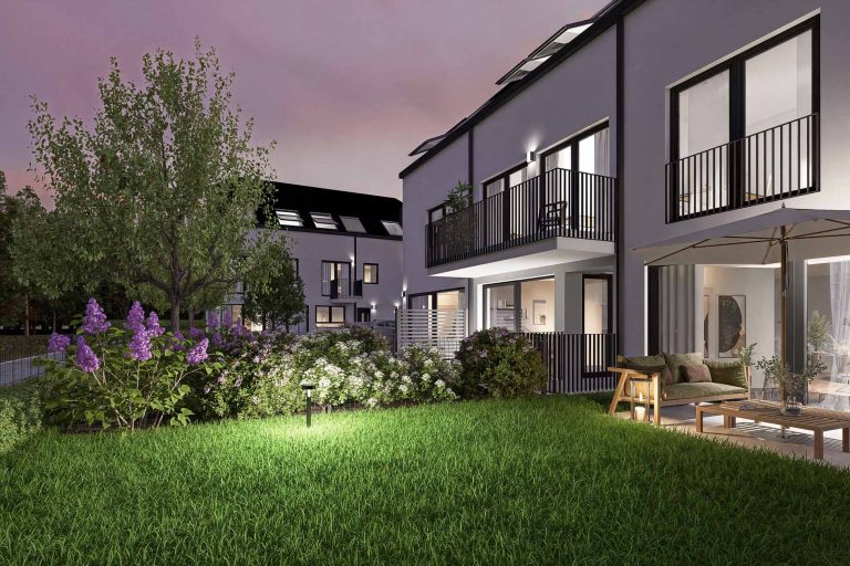 Aigner Immobilien GmbH - Immobilienangebot - 80995 München - Feldmoching - Reiheneckhaus - Neubau zum Wohlfühlen – Wohnträume mit Stil und Garten