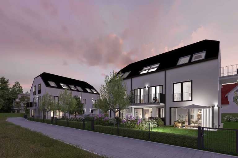 Aigner Immobilien GmbH - Immobilienangebot - 80995 München - Feldmoching - Reiheneckhaus - Neubau zum Wohlfühlen – Wohnträume mit Stil und Garten