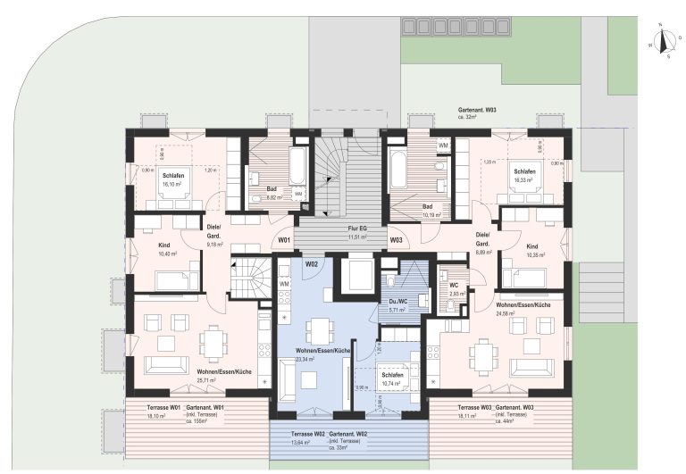 Aigner Immobilien GmbH - Immobilienangebot - 80689 München - Laim - Erdgeschosswohnung - Nachhaltiges modernes Wohnen in Laim: 8 hochwertige Neubauwohnungen in KfW 55-Bauweise mit Tiefgarage