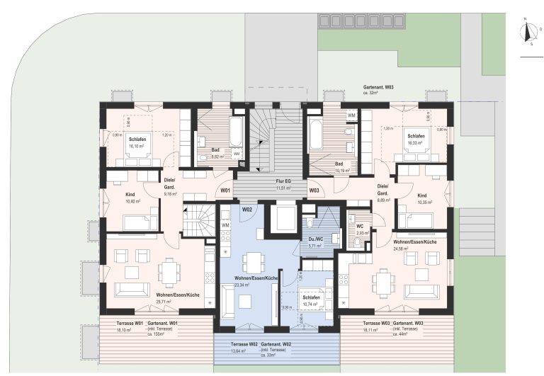 Aigner Immobilien GmbH - Immobilienangebot - 80689 München - Laim - Erdgeschosswohnung - Nachhaltiges modernes Wohnen in Laim: 8 hochwertige Neubauwohnungen in KfW 55-Bauweise mit Tiefgarage