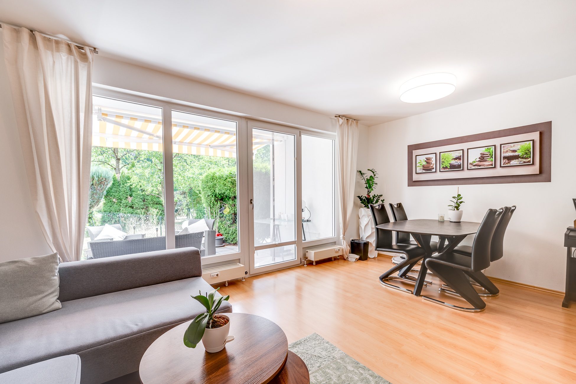 Aigner Immobilien GmbH - Immobilienangebot - 81379 München - Obersendling - Erdgeschosswohnung - Zentral wohnen, grün genießen: 2-Zimmer-Wohnung mit 2 Terrassen