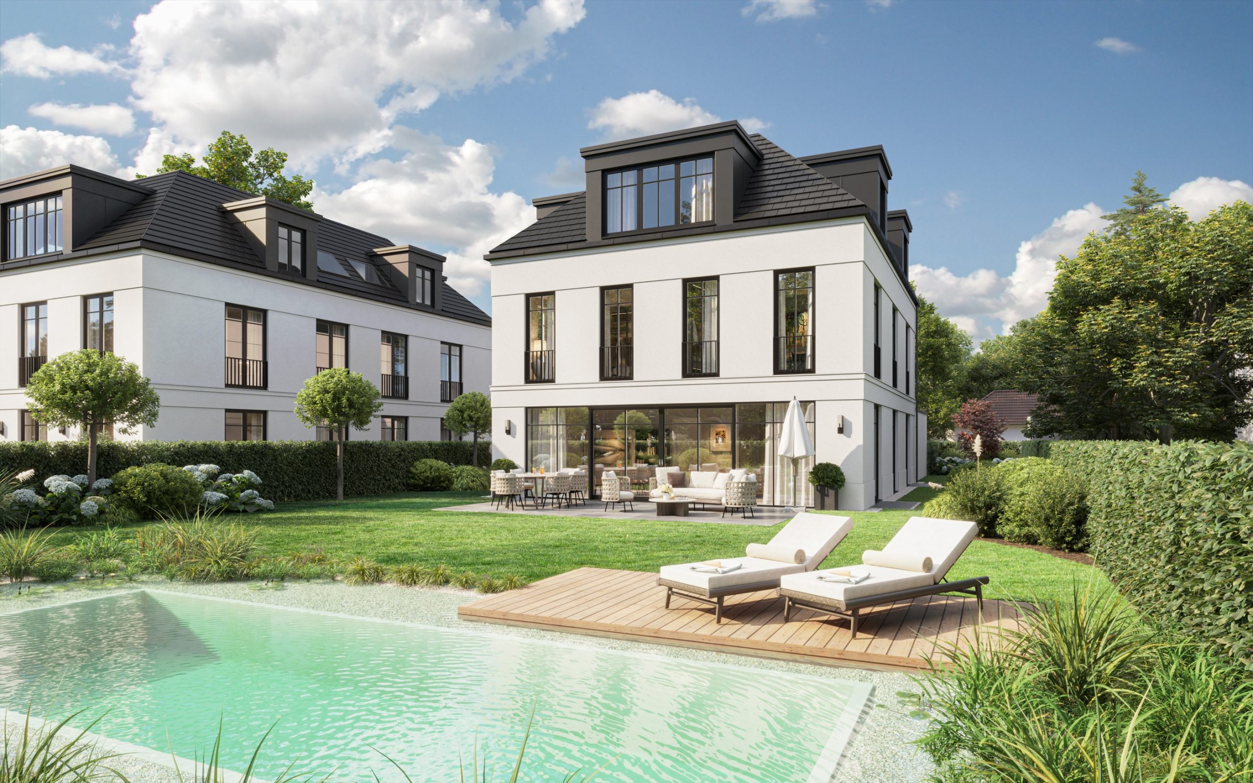 Aigner Immobilien GmbH - Immobilienangebot - 81545 München - Harlaching - Baugrund für Ein- / Zweifamilienhäuser - Erste Reihe am Isarhochufer: Grundstück für ein Einfamilien- oder Doppelhaus!